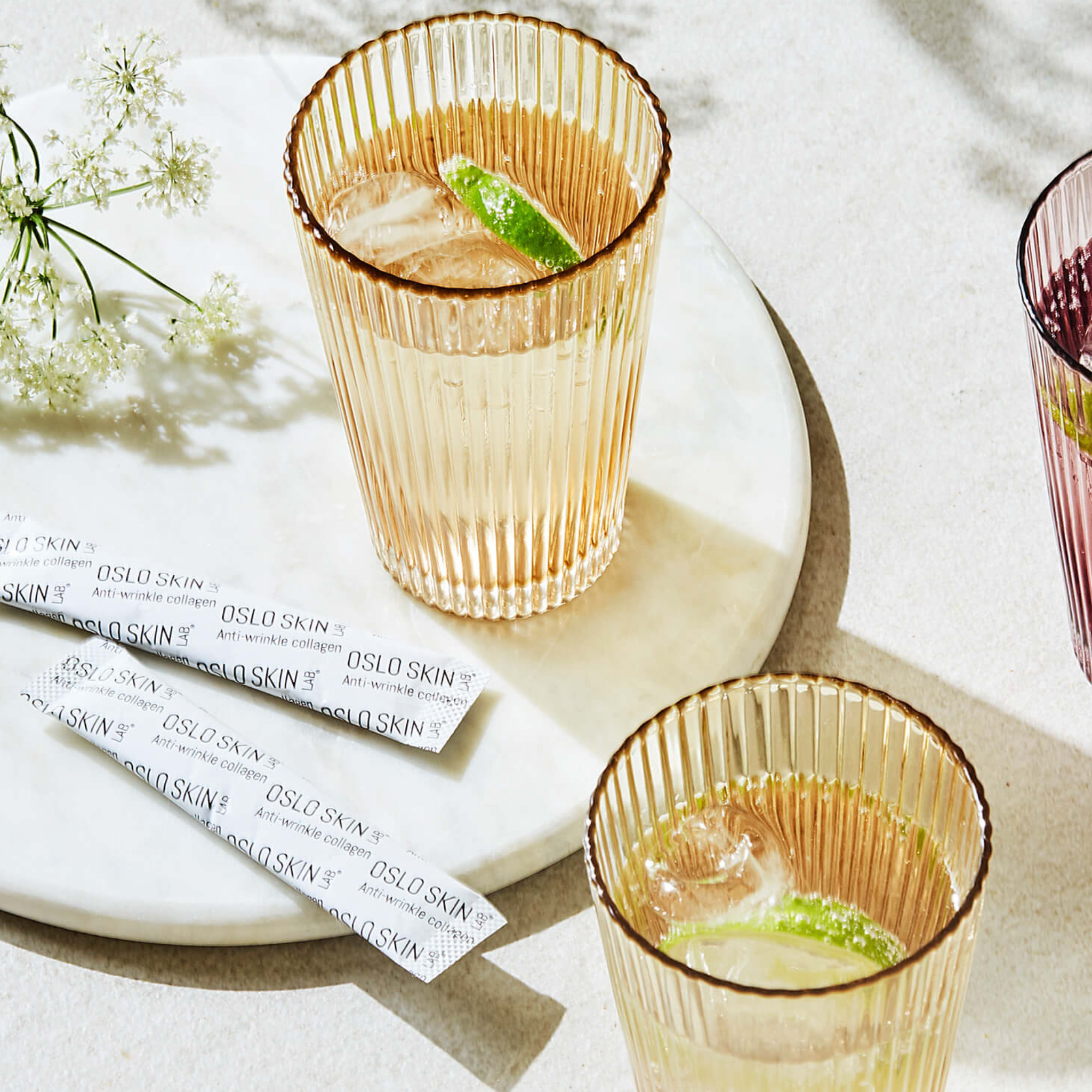 The Solution Beauty Collagen  Stick Packs and Drinks